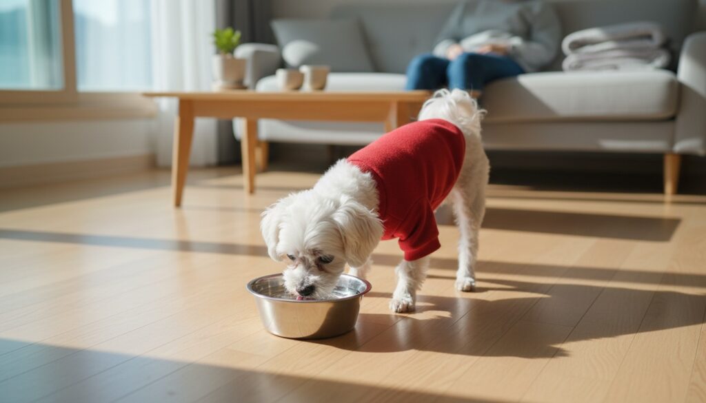 강아지 물 많이 마시는 이유 4가지 행동 신호 데이터 분석 2 강아지 물 많이 마시는 이유와 반려견 수분 섭취 행동 모습
