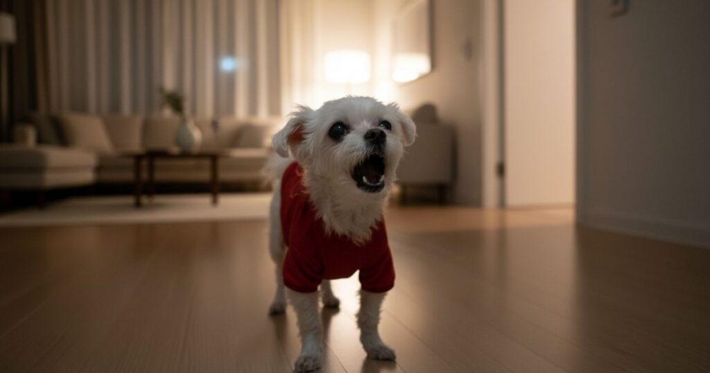 강아지 밤에 짖는 이유 행동 신호 상황