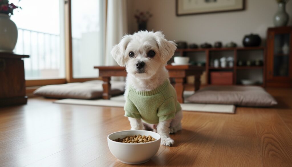 강아지 밥 안먹는 이유 5가지 데이터 분석 1 강아지 밥 안먹는 이유와 반려견 식욕 감소 장면